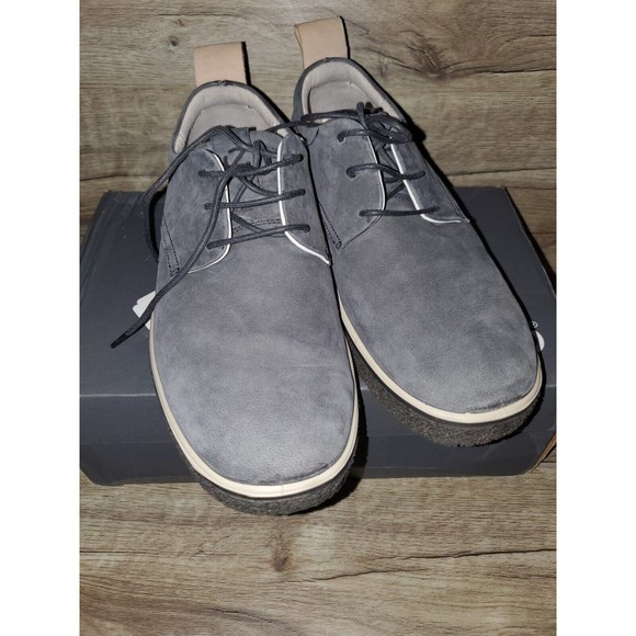 ECCO N4885 Unisex-Adult Crepe Tray Tie Mens Grey Oxford Size US 8-8.5 EU 39